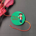 Indianvibez Phone Addict Metal Rakhi with Fridge Magnet - Kids Rakhi | Grocsy