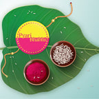 Indianvibez Pyari Bhabhi Metal Rakhi/Lumba with Fridge Magnet - Kids Rakhi | Grocsy