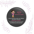 Indianvibez Sister Metal Rakhi/Lumba with Fridge Magnet - Kids Rakhi | Grocsy