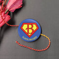 Indianvibez Super Bhabhi Metal Rakhi/Lumba with Fridge Magnet - Kids Rakhi | Grocsy