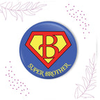Indianvibez Super Brother Metal Rakhi with Fridge Magnet - Kids Rakhi | Grocsy