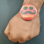 Indianvibez Swag Bro Metal Rakhi with Fridge Magnet - Kids Rakhi | Grocsy
