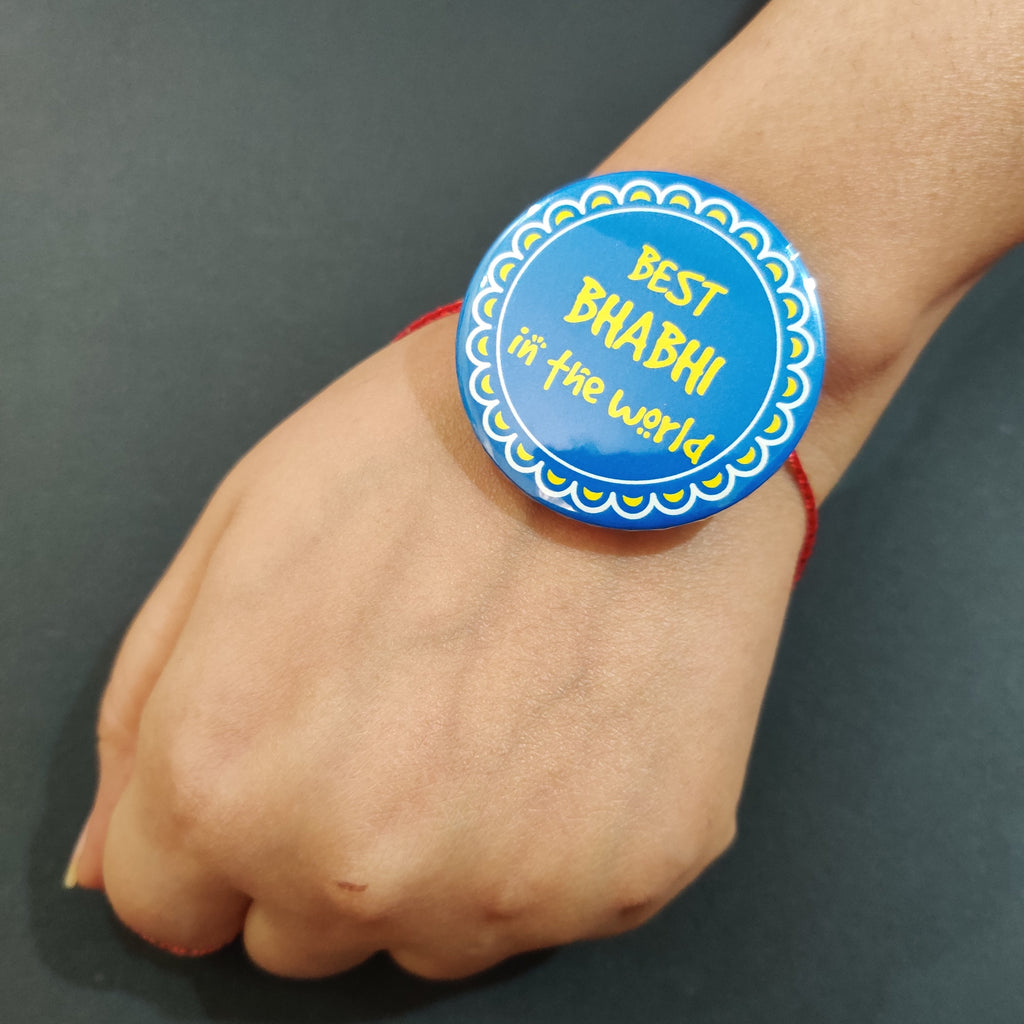 Indianvibez Super Bhaiya Wooden Rakhi, Superman Rakhi for Brother - Kids Rakhi | Grocsy