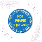 Indianvibez Super Bhaiya Wooden Rakhi, Superman Rakhi for Brother - Kids Rakhi | Grocsy