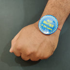 Indianvibez World Best Brother Metal Rakhi with Fridge Magnet - Kids Rakhi | Grocsy