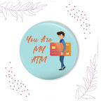 Indianvibez You are my ATM Metal Rakhi with Fridge Magnet - Kids Rakhi | Grocsy