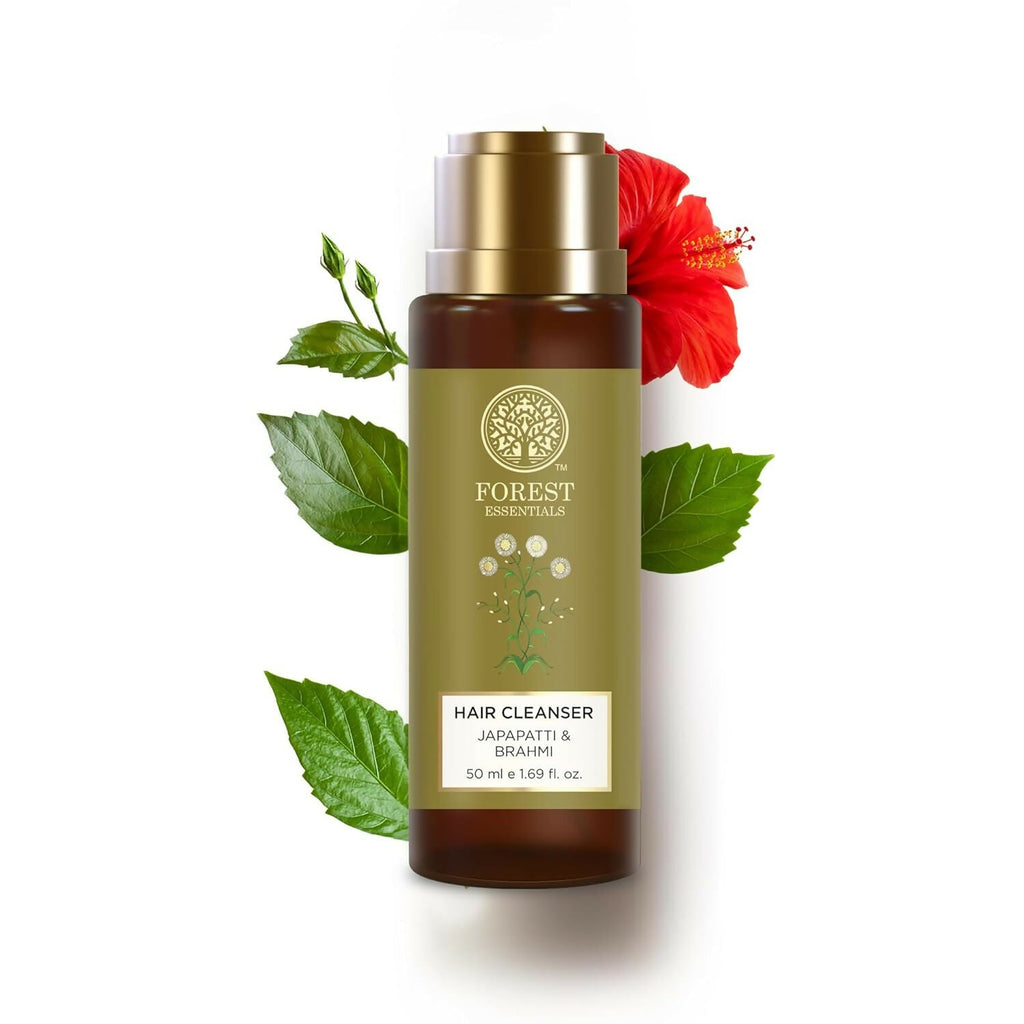 Forest Essentials Hair Shampoo Cleanser Japapatti & Brahmi | Grocsy