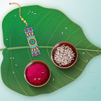 Indianvibez Coffee Wooden Rakhi, Foodie Rakhi for Coffee Lover Brother - Kids Rakhi | Grocsy