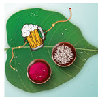 Indianvibez Wooden Beer Rakhi |Food Rakhi for Brother with Swag - Kids Rakhi | Grocsy