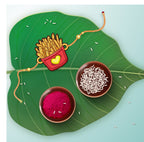 Indianvibez Fries Wooden Rakhi, Food Rakhi for Brother - Kids Rakhi | Grocsy