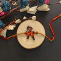 Indianvibez Goku Wooden Rakhi, Anime Rakhi for Brother India - Kids Rakhi | Grocsy