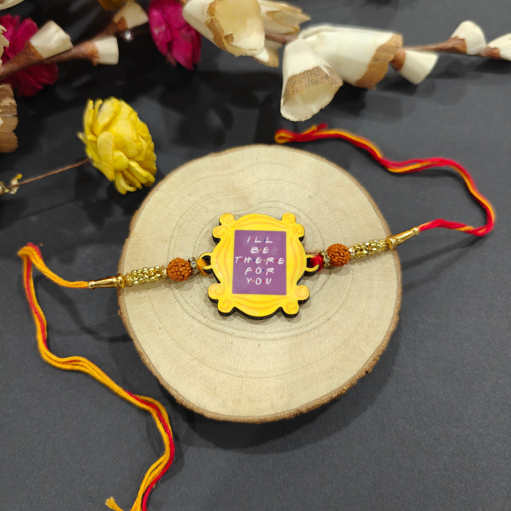 Indianvibez I'll Be There For You Rakhi for Brother , Friends Theme Rakhi India - Kids Rakhi | Grocsy
