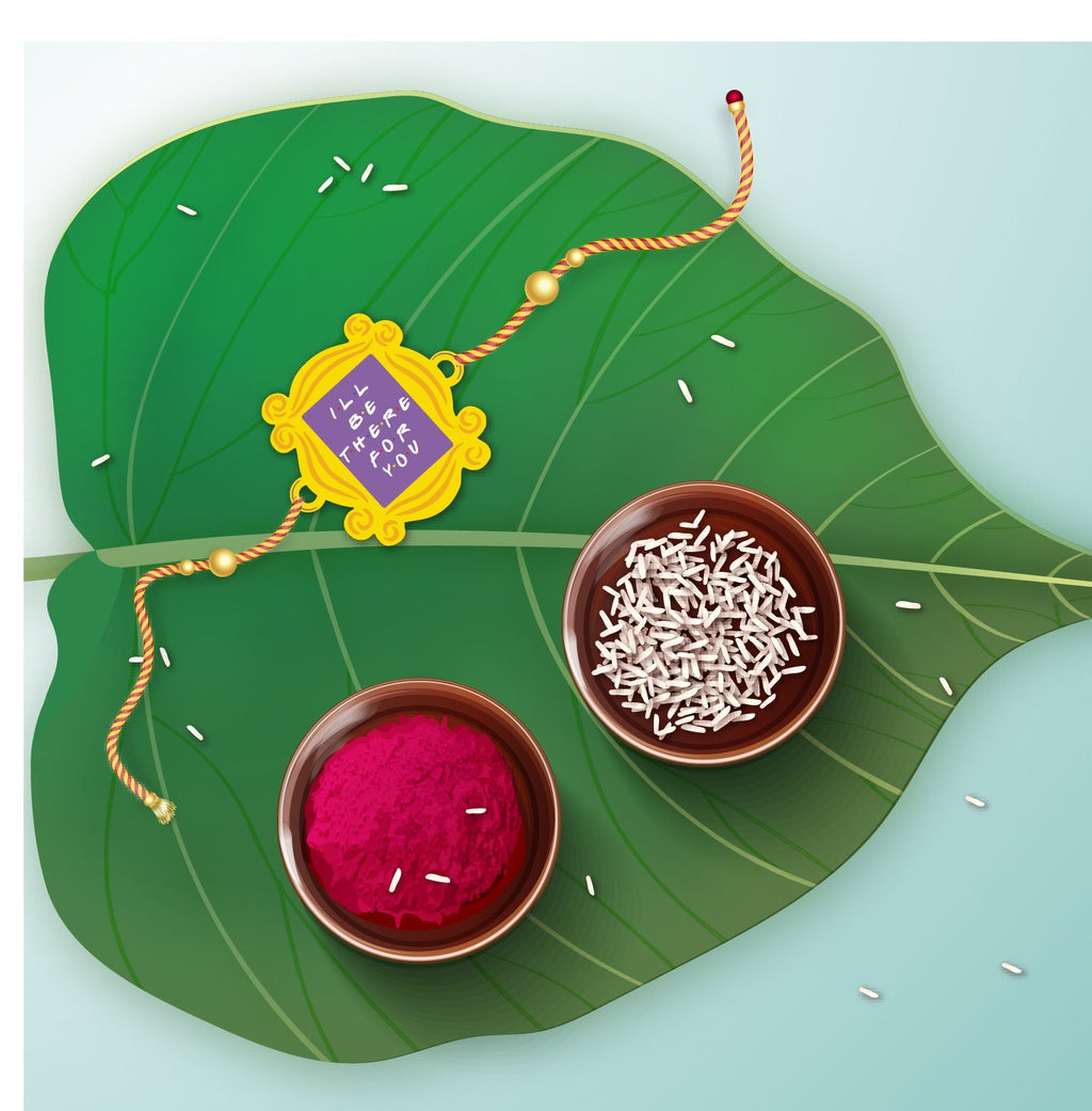 Indianvibez I'll Be There For You Rakhi for Brother , Friends Theme Rakhi India - Kids Rakhi | Grocsy