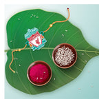 Indianvibez Liverpool Wooden Rakhi, Football Rakhi for Brother - Kids Rakhi | Grocsy