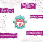 Indianvibez Liverpool Wooden Rakhi, Football Rakhi for Brother - Kids Rakhi | Grocsy