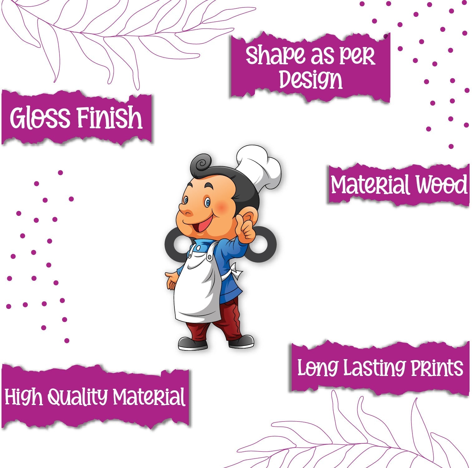 Indianvibez MasterChef Bhai Wooden Rakhi, Rudraksha Rakhi for Brother - Kids Rakhi | Grocsy