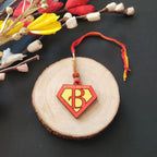 Indianvibez Coffee Wooden Rakhi, Foodie Rakhi for Coffee Lover Brother - Kids Rakhi | Grocsy