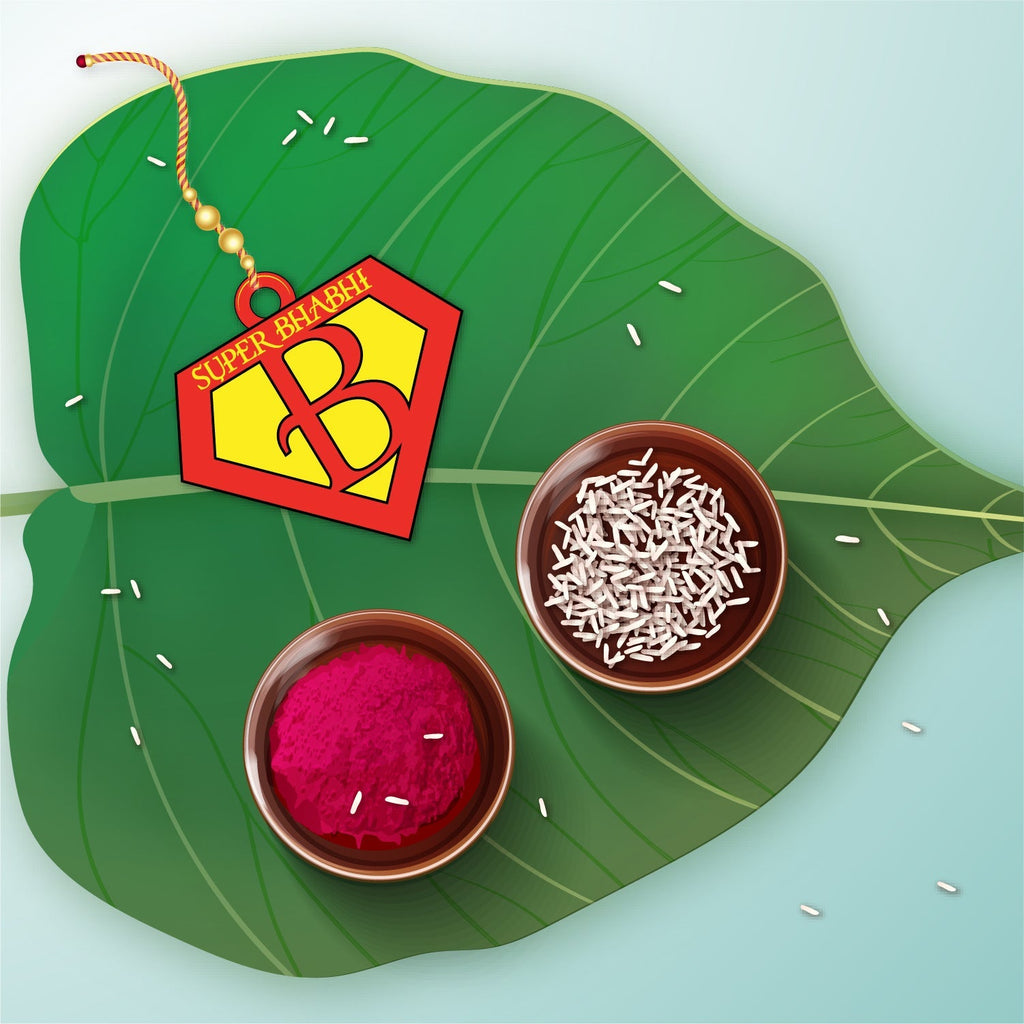 Indianvibez Coffee Wooden Rakhi, Foodie Rakhi for Coffee Lover Brother - Kids Rakhi | Grocsy