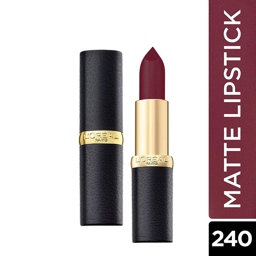 L'Oreal Paris Color Riche Moist Matte Lipstick - 240 Crimson En Scene | Grocsy