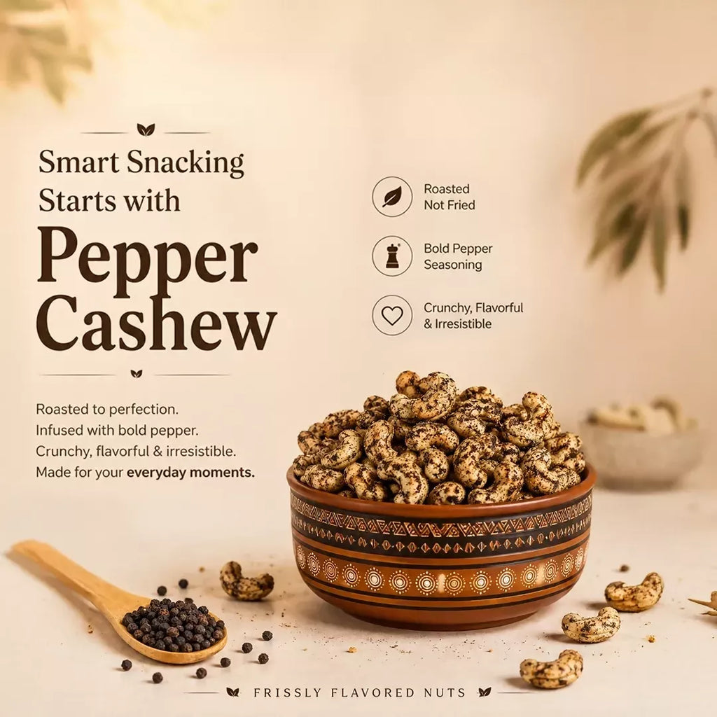 Frissly Organics Pepper cashew | Grocsy