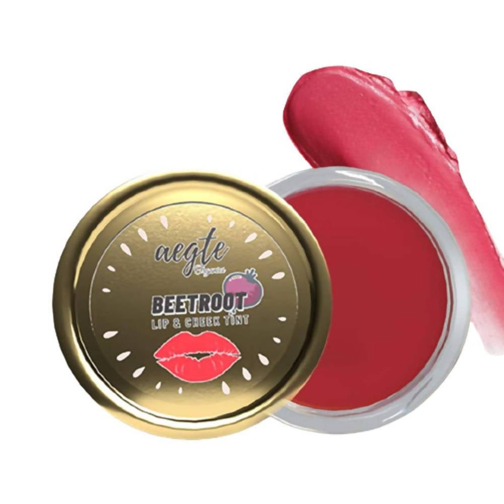Aegte Organics Beetroot Lip and Cheek Tint Balm (Rosy Pink) | Grocsy