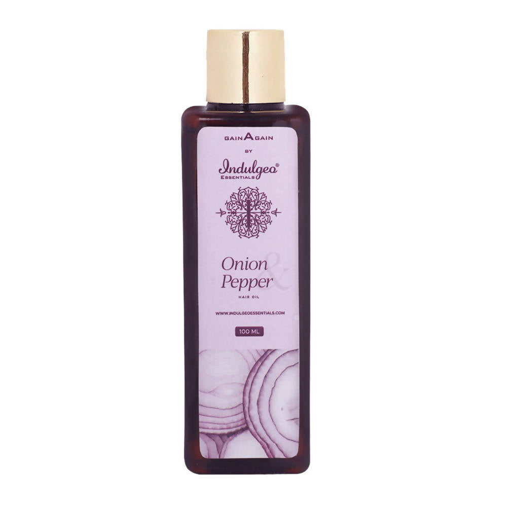 Indulgeo Essentials Onion & Pepper Hair Oil | Grocsy