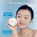 The Face Shop Air Cotton Cushion SPF 50+ PA++++ - 205 Dark Beige | Grocsy