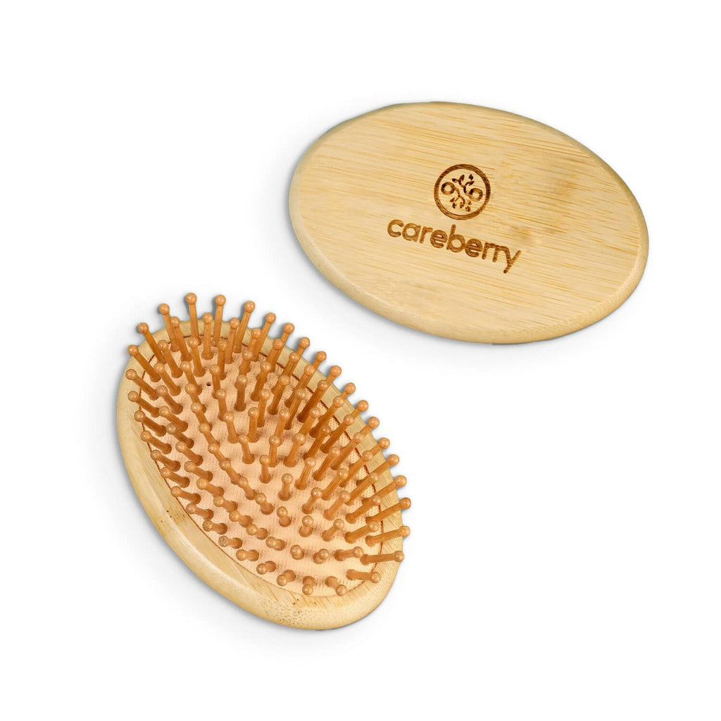 Careberry Bamboo Bliss Mini Hairbrush | Grocsy