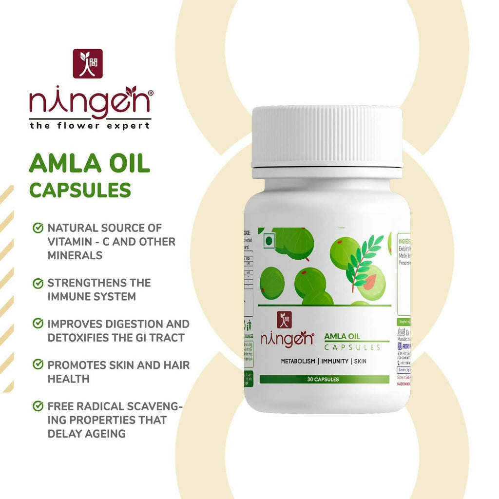 Ningen Amla Oil Capsules | Grocsy