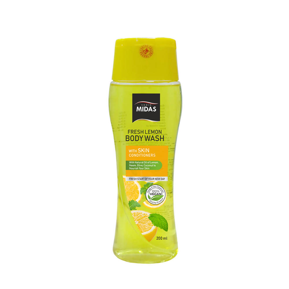 Vedic Midas Fresh Lemon Body Wash | Grocsy