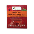 Teja Organics Hibiscus & Lemongrass Tea Bags | Grocsy