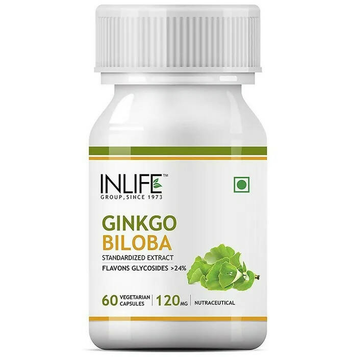 Inlife Ginkgo Biloba Extract Vegetarian Capsules | Grocsy