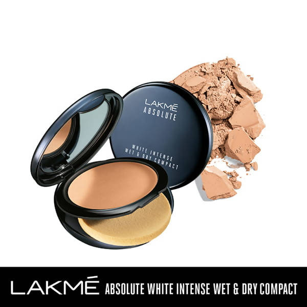 Lakme Absolute White Intense Wet & Dry Compact - Golden Sand | Grocsy
