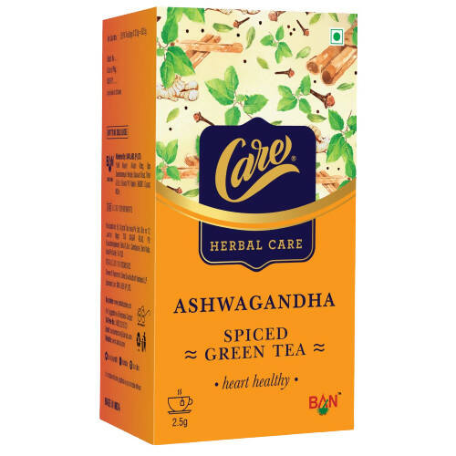 Care Ashwagandha Spiced Green Tea Bags | Grocsy