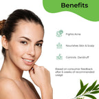 Pilgrim Australian Tea Tree Essential Oil For Hair, Skin Care, Acne & Pimples | Grocsy