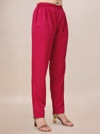 Embroidered Kurta With Pant & Dupatta Set, Multicolor - Hiral Fashion | Grocsy