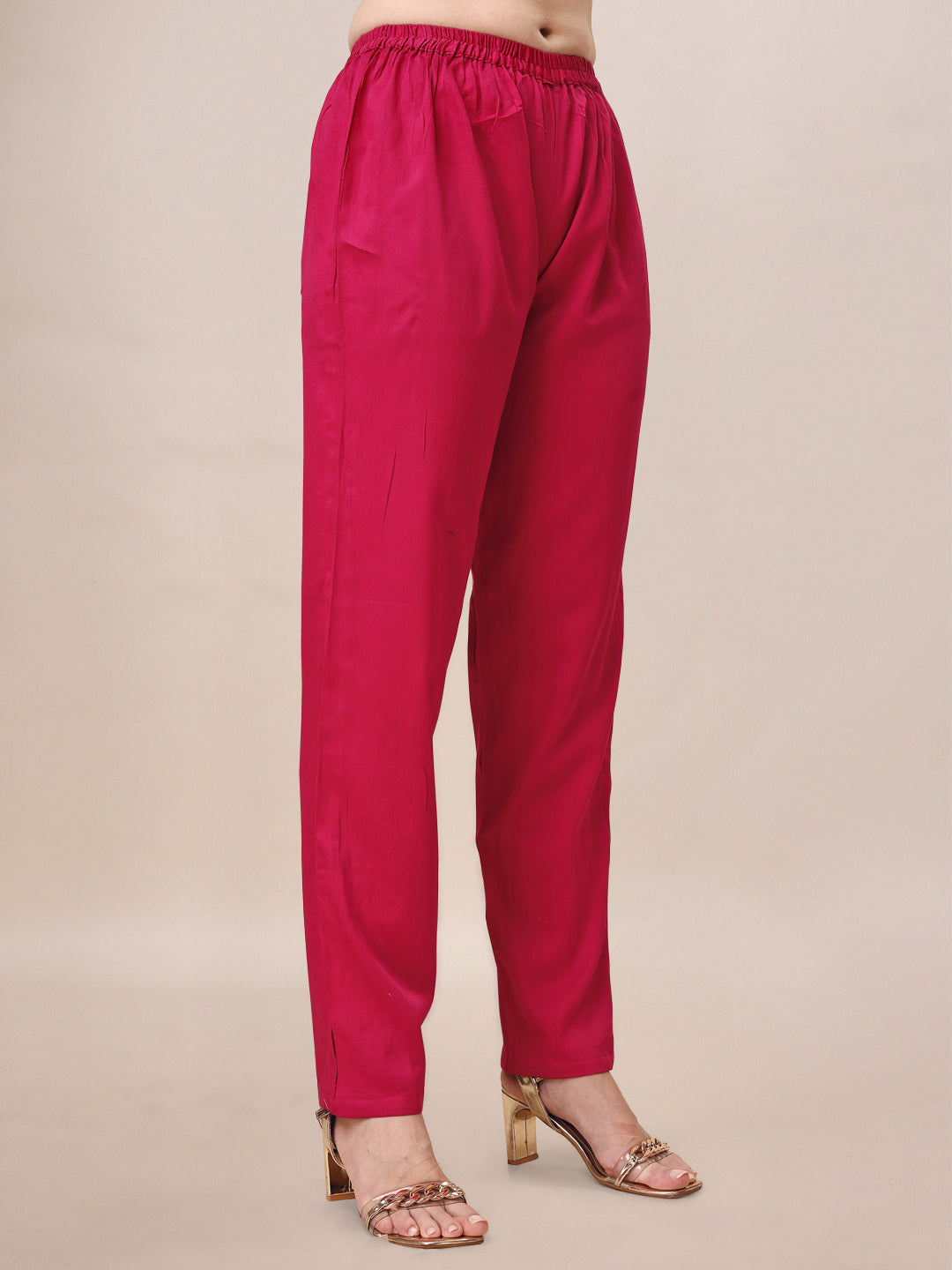 Embroidered Kurta With Pant & Dupatta Set, Multicolor - Hiral Fashion | Grocsy