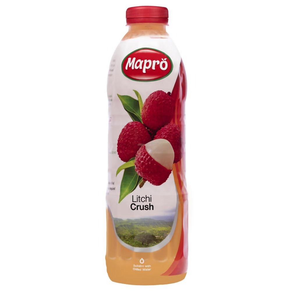 Mapro Litchi Crush with Litchi Shreds | Grocsy
