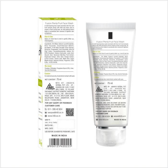 Hi9 Green Tea And Chamomile Face Wash | Grocsy