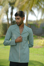 Sandrift Olive Shacket by Hilo Design | Grocsy