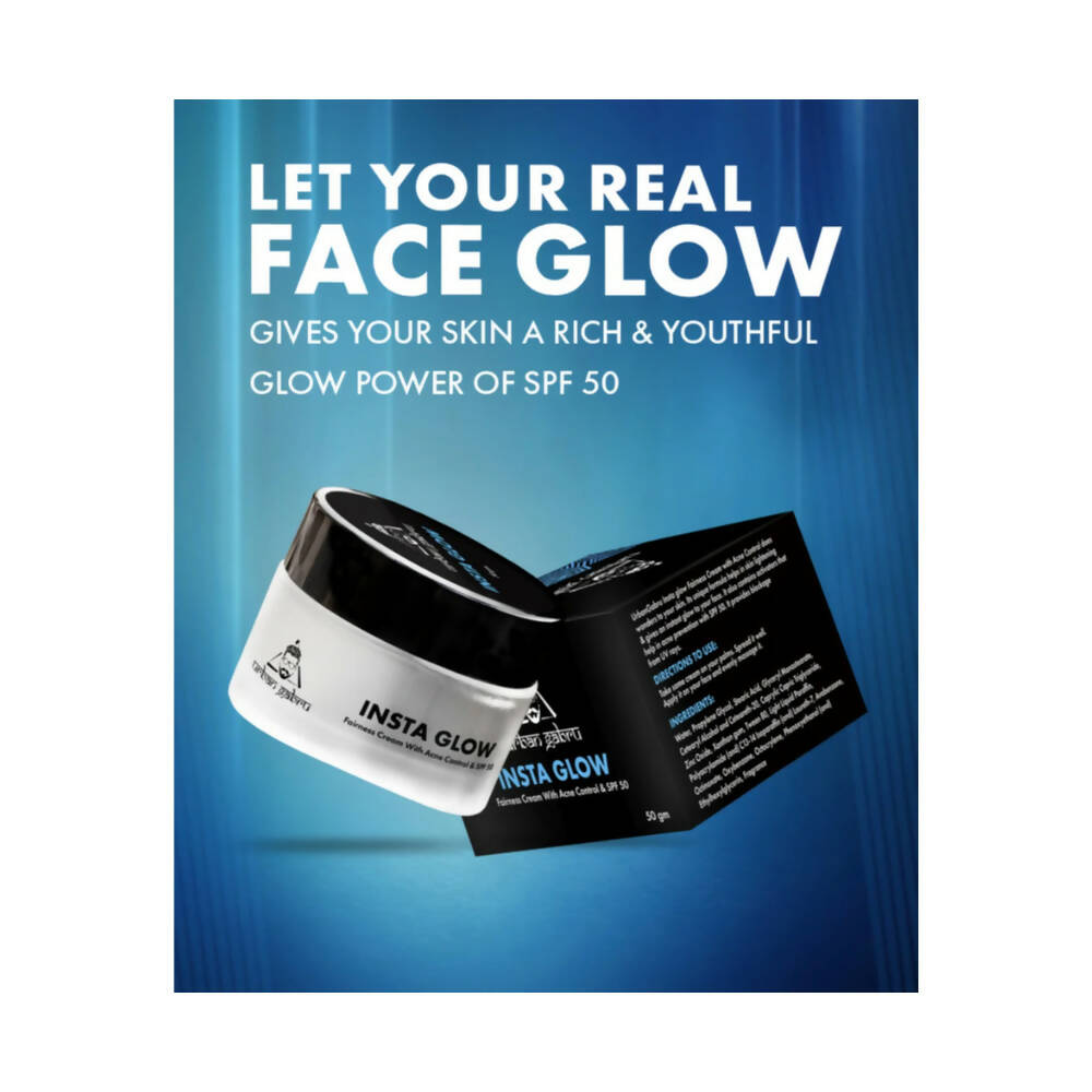 Urbangabru Insta Glow Fairness Cream for Men with SPF 50 | Grocsy