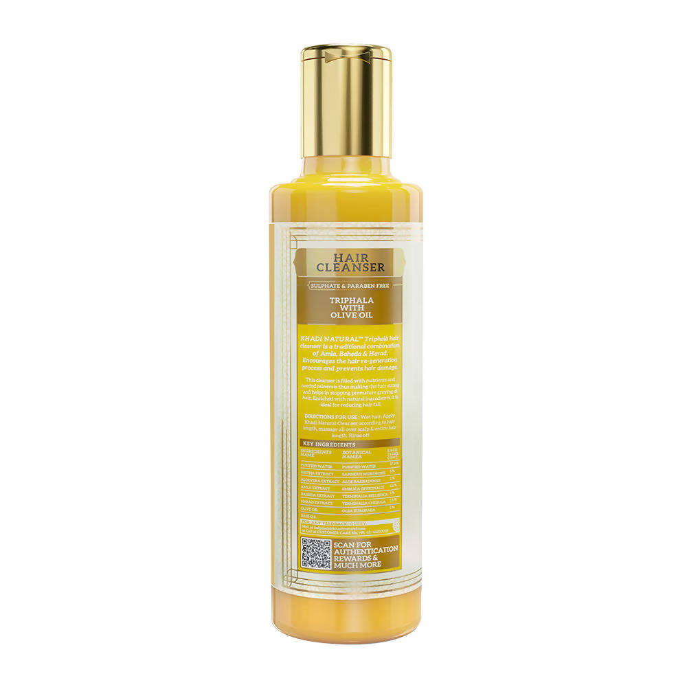 Khadi Natural Triphala with Olive Oil Hair Cleanser | Grocsy