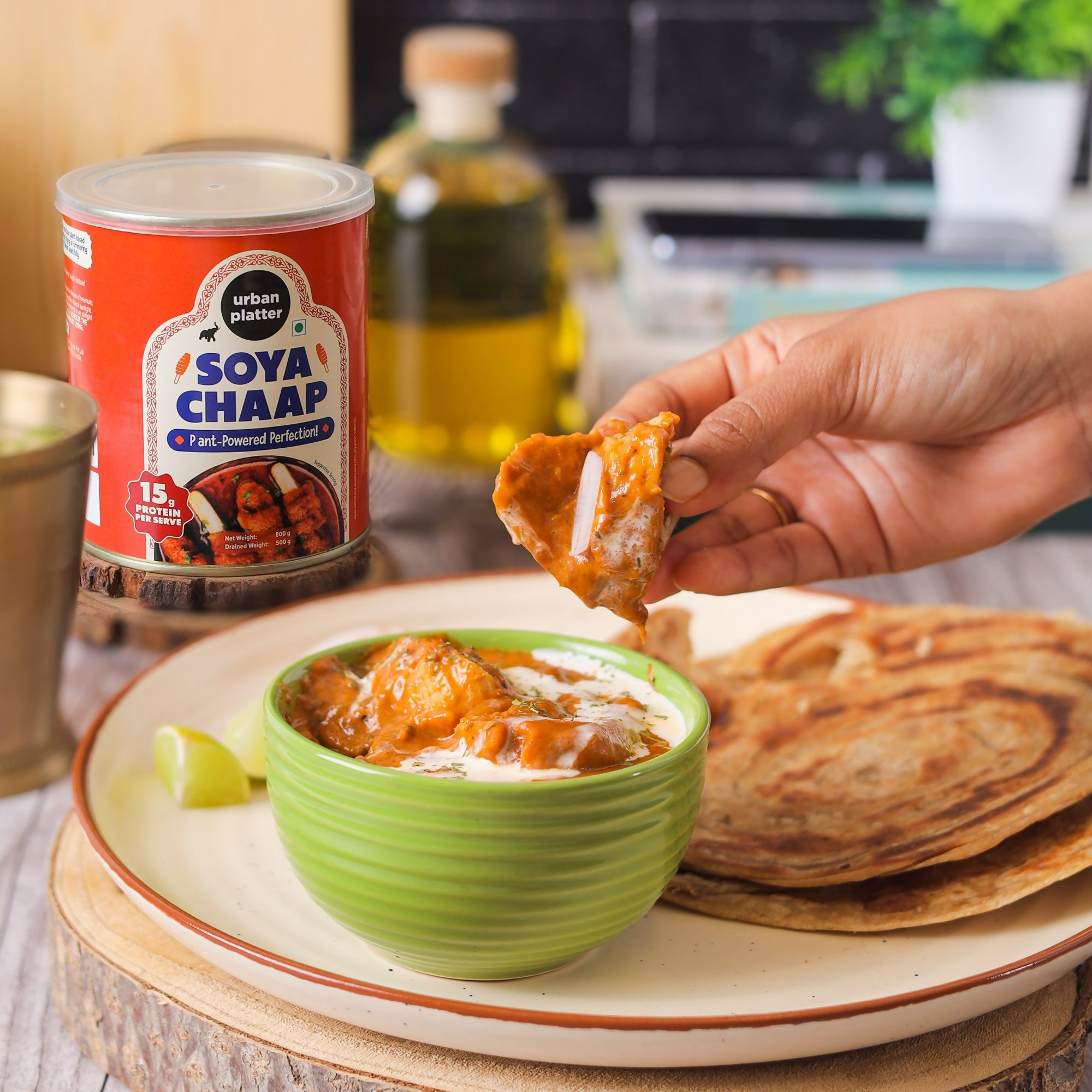 Urban Platter Soya Chaap Plant Based Bean | Grocsy