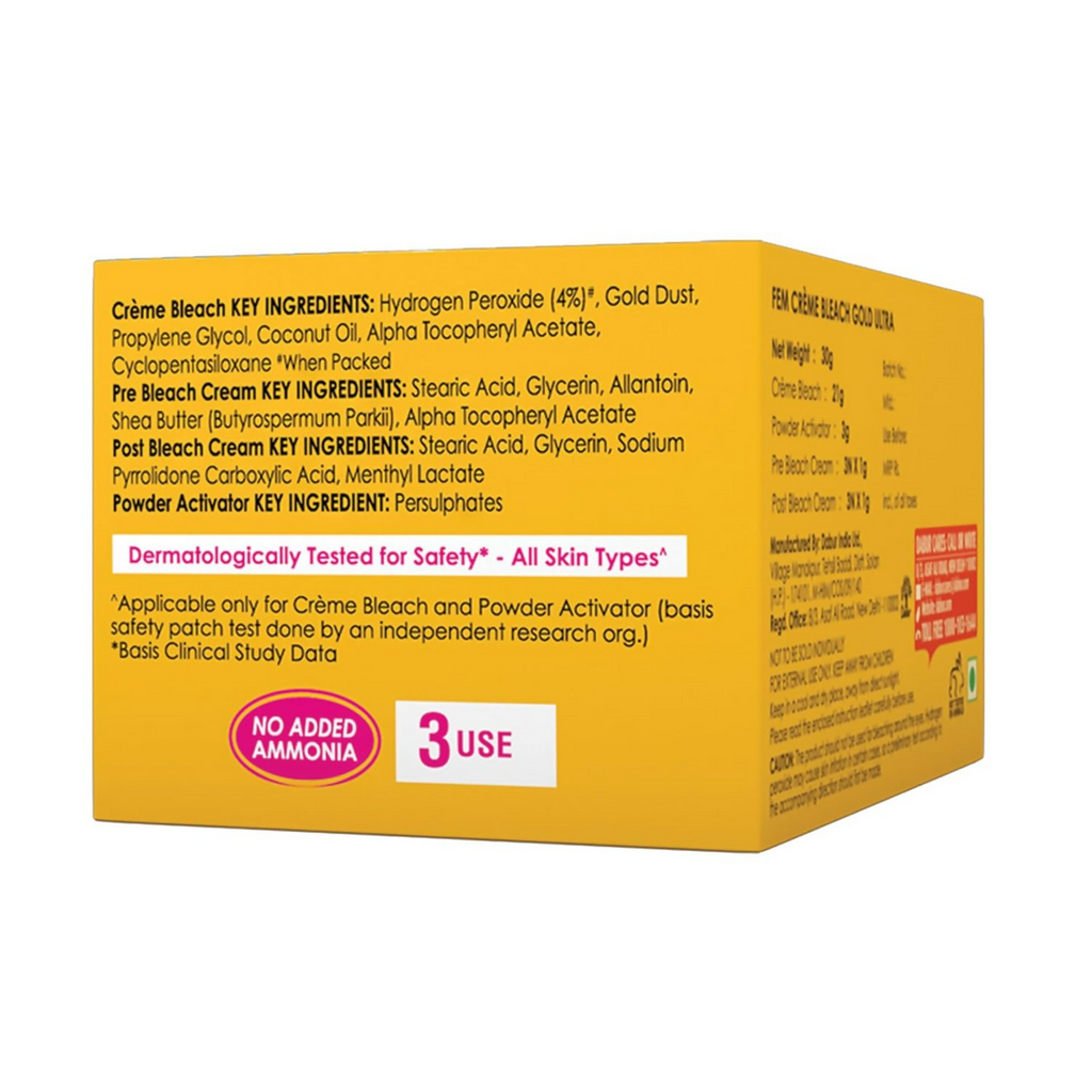 Fem Fairness (Gold Ultra) Crème Bleach | Grocsy