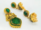 Green Matt Finish Pendant Set | Grocsy