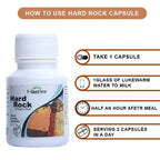 Hashmi Pharmacy Hard Rock Capsules are formulated with natural ingredients like Ashwagandha, Safed Musli, Gokshur, Gheekwar, and more. | Grocsy