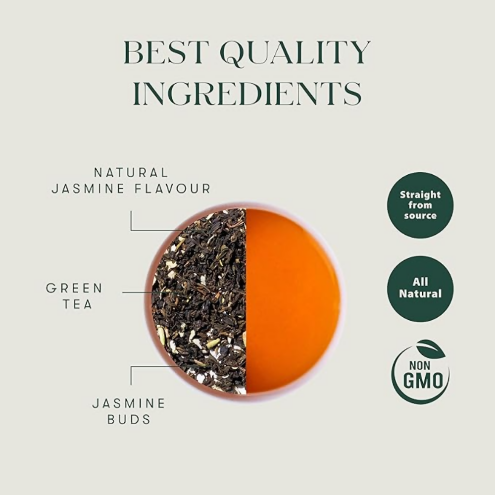 Luxmi Estates Midnight Bloom - Jasmine Green Tea | Grocsy