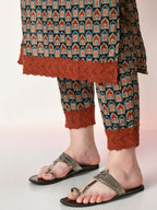 Myshka Women's Multi Printed Kurta With Trousers | Grocsy