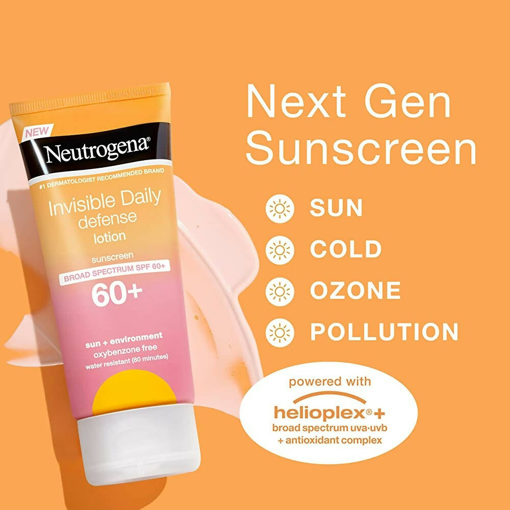 Neutrogena Invisible Daily Defense Sunscreen Lotion | Grocsy