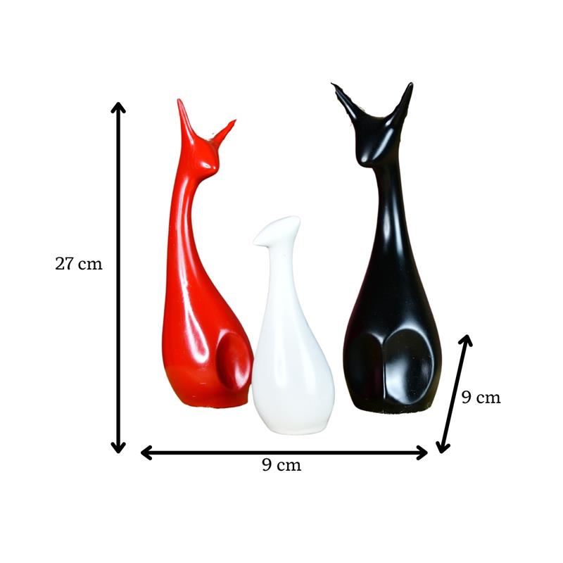 Sowpeace Resin Cat Trio | Grocsy
